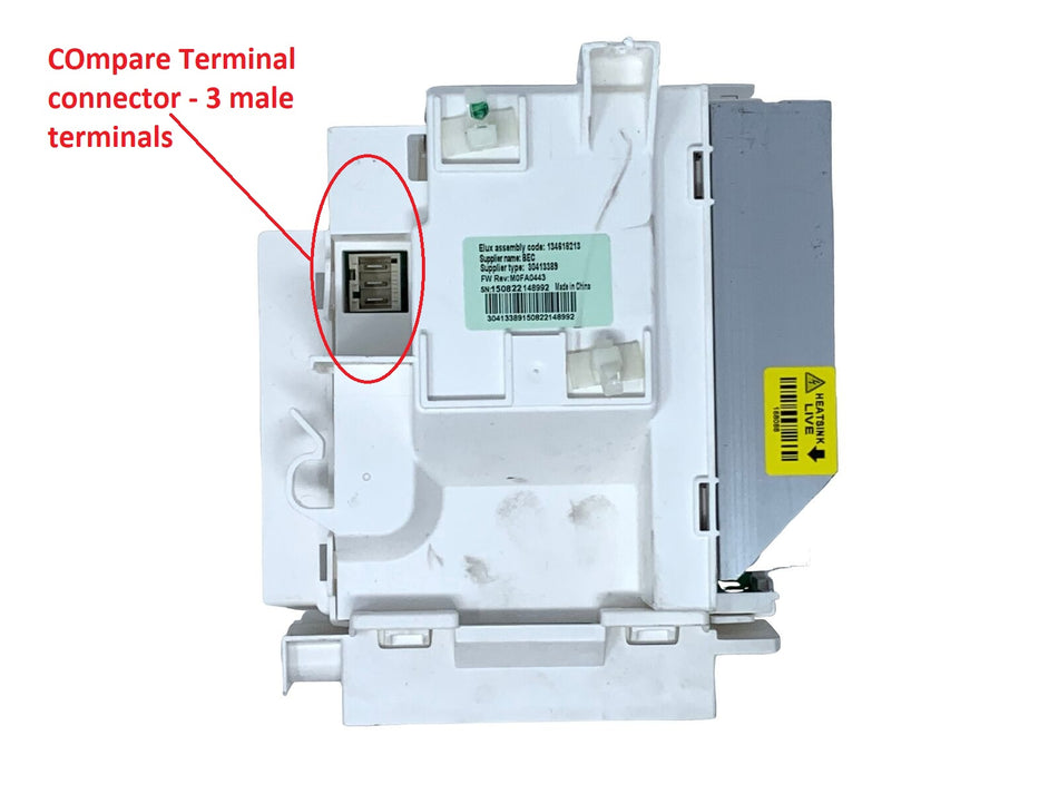 134618210 134618211 5304504714 Washer Main Control Motherboard 6 ½" length Approx. 134618210 134618211 5304504714