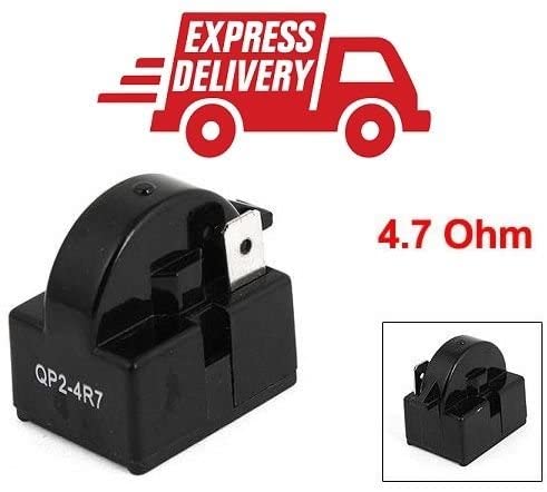 Start Relay Refrigerator PTC 4.7 Ohm 1 Pin Terminal Cooler Compressor QP2-4.7 .#GG4346 43ETR98-Y173378
