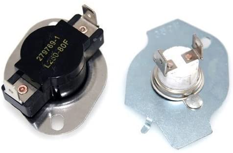 Edgewater Parts 279769, 3398671: Thermal Cut - Off Fuse and Thermostat Compatible with Whirlpool,