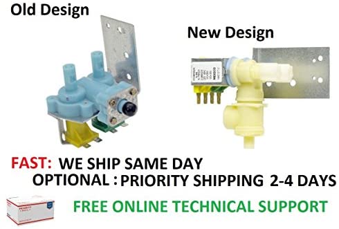 Invensys Water Valve UNI88208 Compatible for Whirlpool Kenmore Dako AP6005464, PS11738513, EAP11738513, 12313402, 12313404