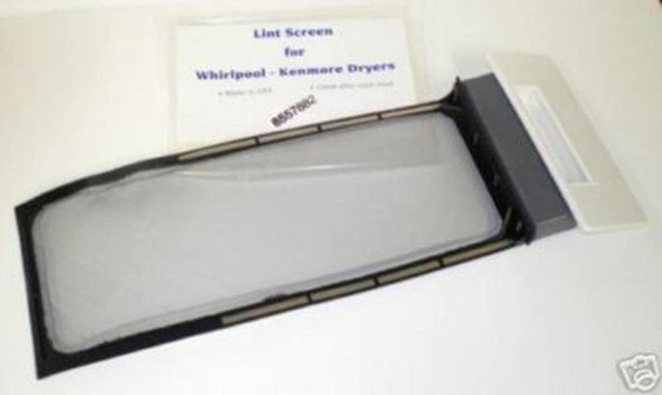 Major Appliances 8557882 replacement for W10717210 Whirlpool Kenmore Dryer Lint Screen Filter