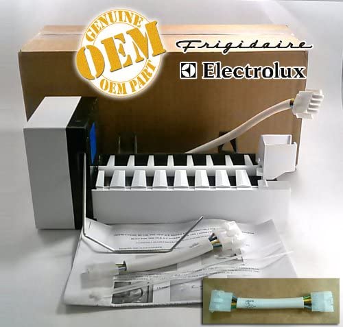 241642501 OEM FACTORY ICE MAKER KIT WITH 3 OR 4 PIN ADAPTER FOR DAK2 ELECTROLUX GIBSON KELVINATOR WESTINGHOUSE & OTHERS
