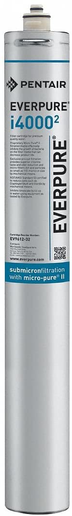 1.67 gpm Replacement Filter Cartridge, Fits Brand: Everpure, 0.5 Micron Rating