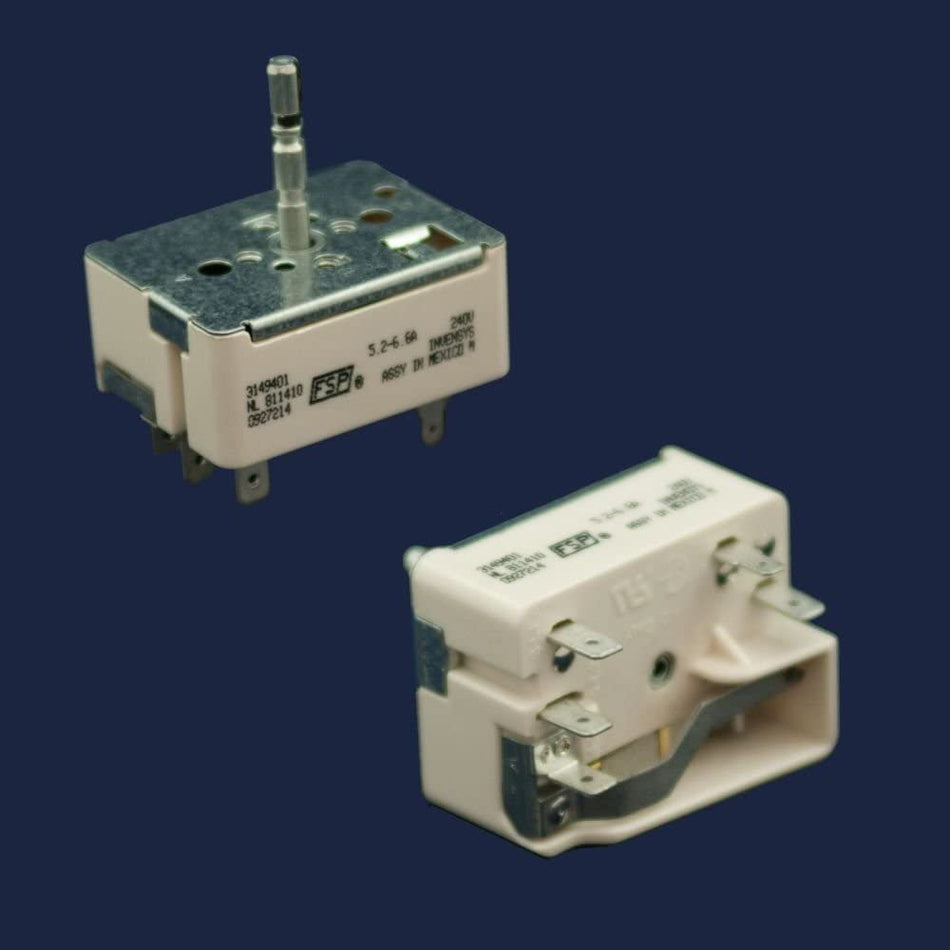 ForeverPRO 3149401 Switch for Whirlpool Range 3-8454 308452 308454 308457