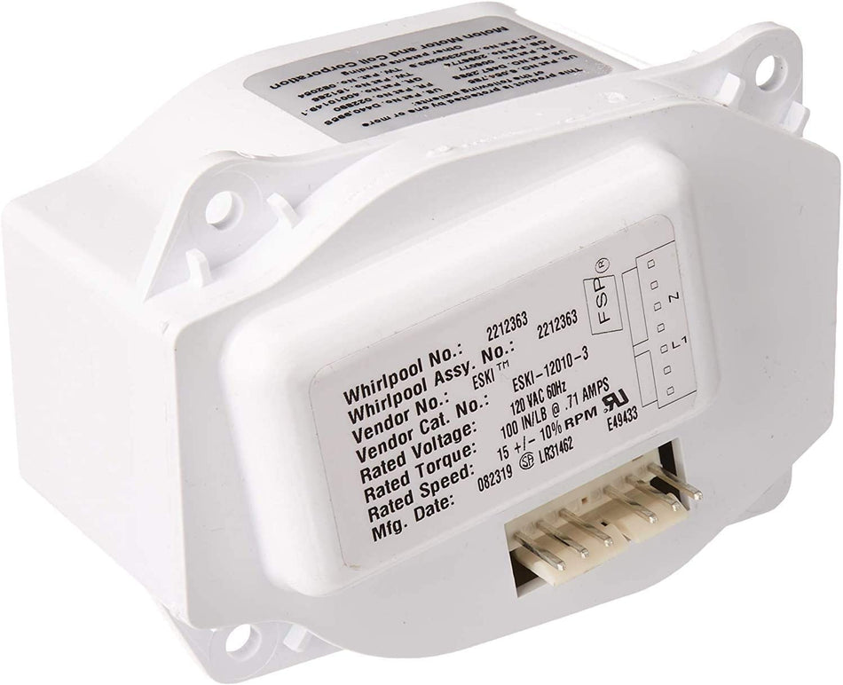2-3 days delivery 2212363 Replacement Refrigerator Motor Dispenser WP2212363