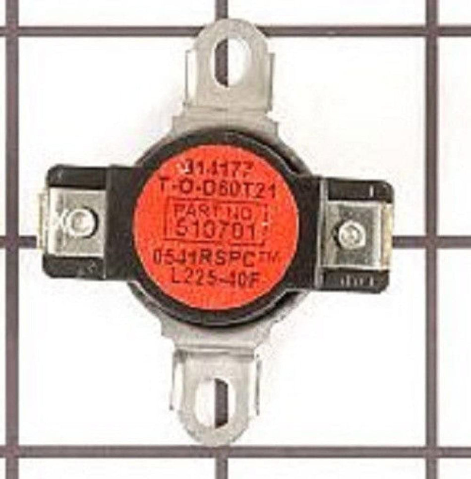 PART # 510701 OR AP2402144 GENUINE FACTORY OEM ORIGINAL DRYER THERMOSTAT LIMIT FOR SPEED QUEEN AND AMANA