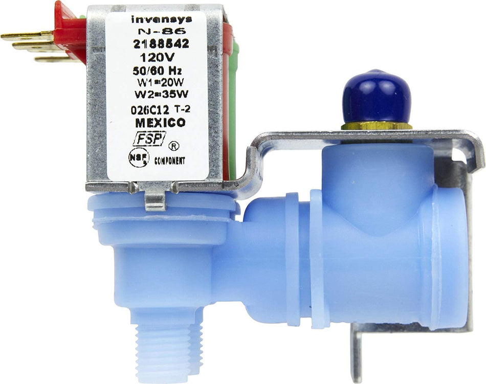 Global Products Refrigerator Water Inlet Valve Compatible with Whirlpool PD00002259