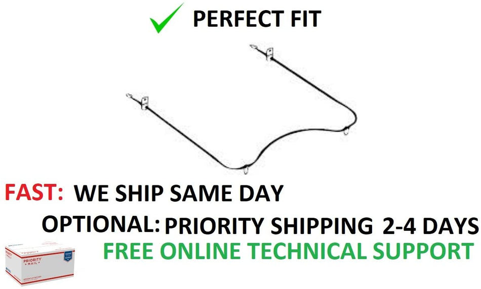 Dakor fits Kenmore Electric Oven Range Bake Element UNI88164 fits Roper Whirlpool 4334146