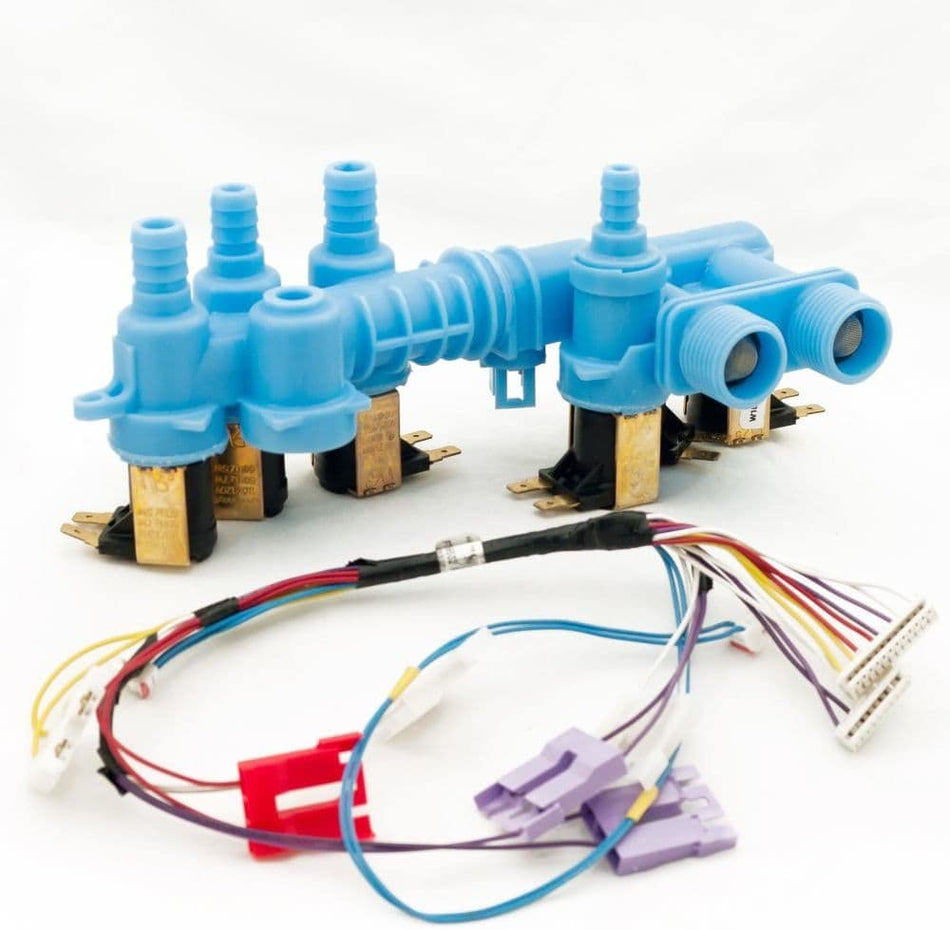 Kenmore Whirlpool W10372095 Washer Water Inlet Valve Genuine Original Equipment Manufacturer (OEM) part for Elite, Whirlpool, Maytag