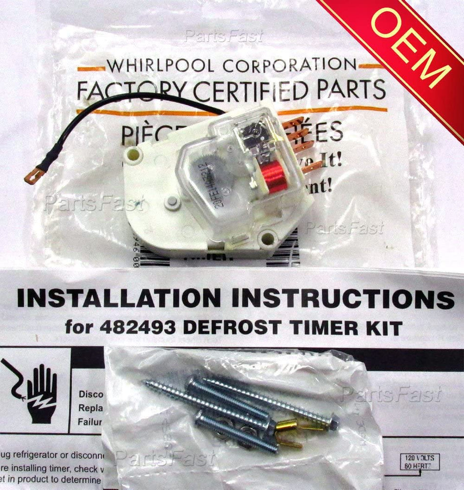 Ocimocylo W10822278 OEM FSP Factory Original Timer (Replaces Many 8, 10, 12 HR TIMERS) _#Parts.Fast