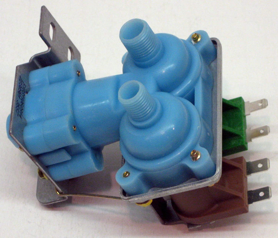 (KAS) Double Coil Icemaker Water Fill Valve for Whirlpool Kenmore Refrigerator Icemaker 4318046 WV8046 2188542