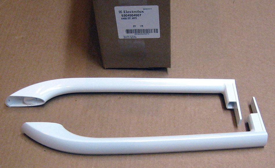 Electrolux Invensys Refrigerator & Freezer Door Handle Set White 5304504507