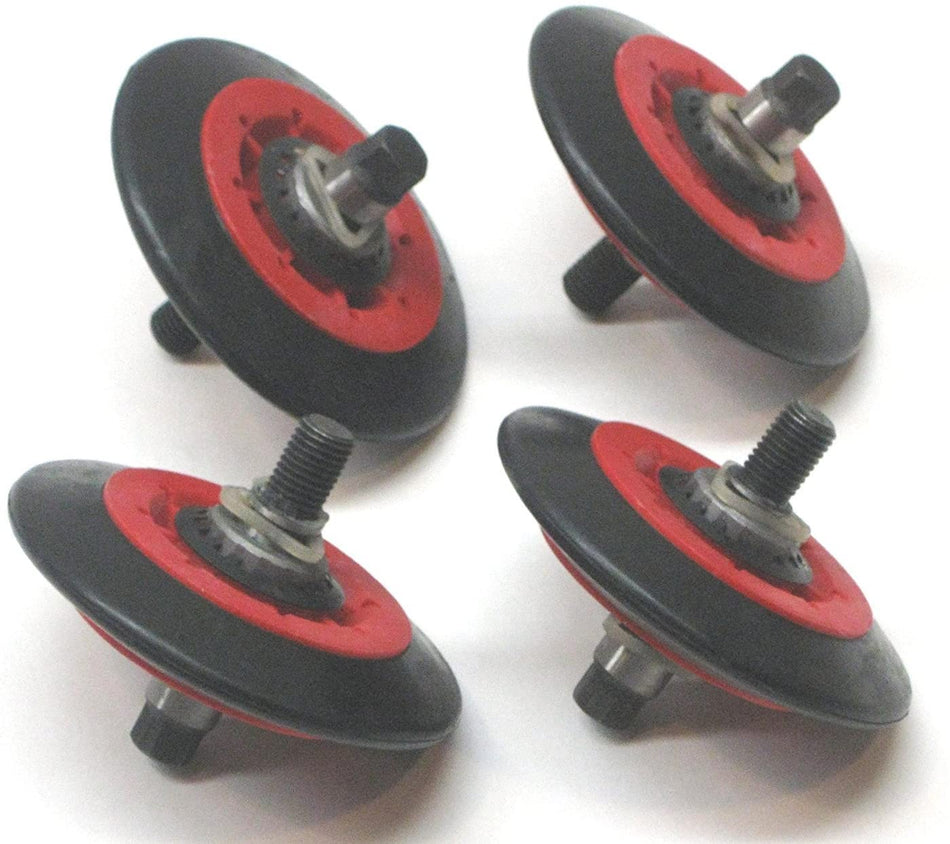 (4 PACK) - Dryer Drum Roller Assembly for LG, 4581EL2002A, AP5688895, PS8260240, 4581EL2002C