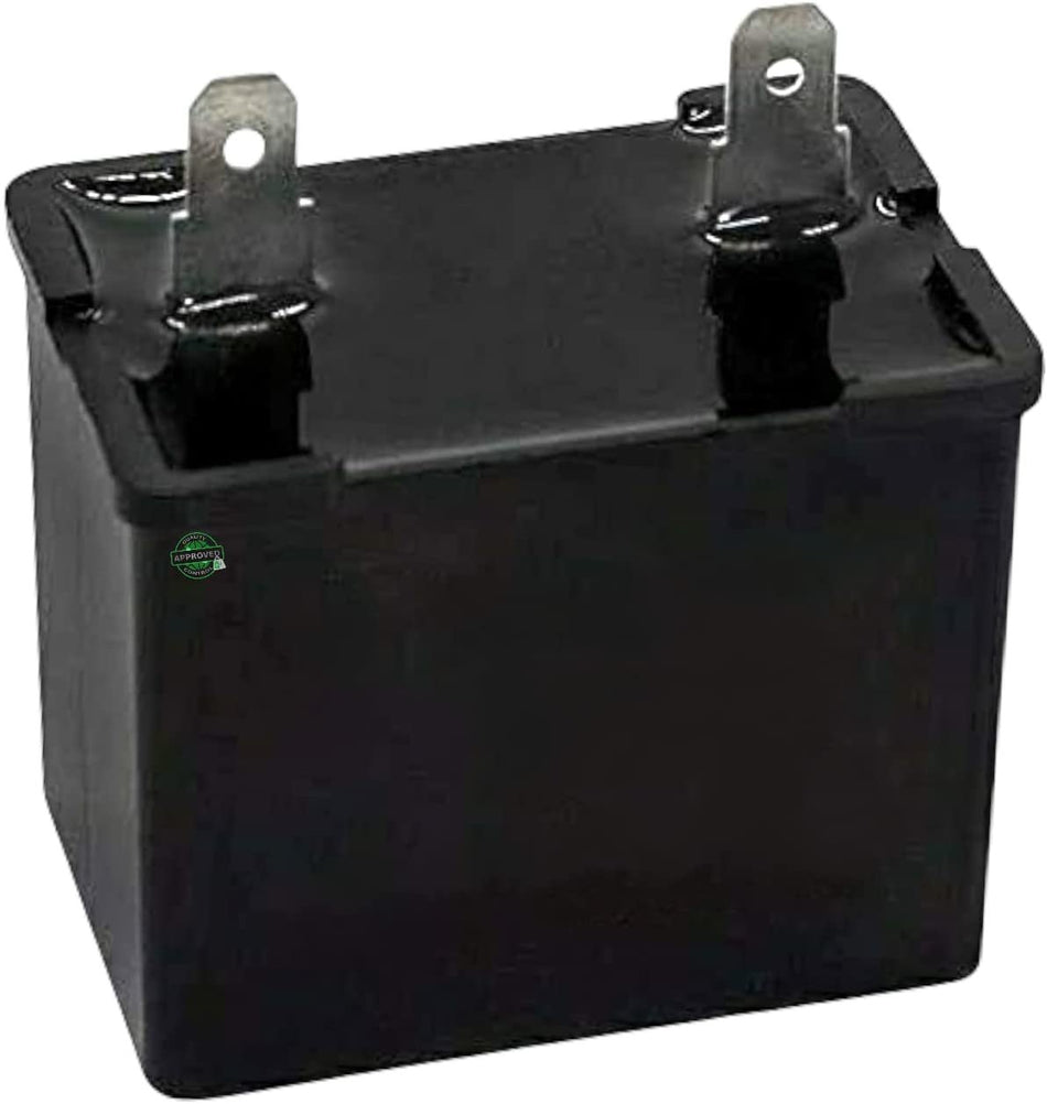 GlobPro WPW10662129 Fridge Run Capacitor 2 terminals 1" ½ length Approx. Replacement for and compatible with Whirlpool Roper KitchenAid Maytag Heavy DUTY