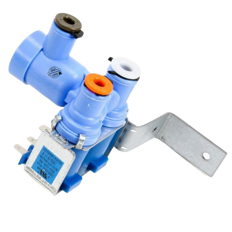 GlobPro 5221JB2010U AJU33843201 MJX41869201 Frigde Water Inlet Valve Assembly 2 Coil 5" ¼ length Approx. Replacement for and compatible with Kenmore LG Heavy DUTY