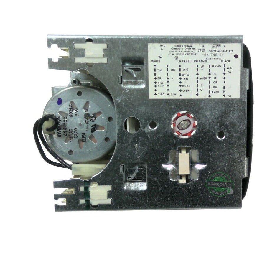 2-3 days Delivery- WP3351118 Fits Kenmore Automatic Washer Timer WP3351118