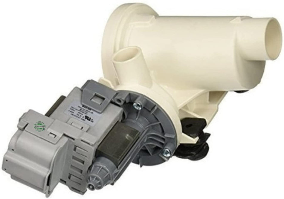 GlobPro 280187 Washer Drain Pump 11" length Approx. Replacement for and compatible with Whirlpool Kenmore Maytag KitchenAid Heavy DUTY