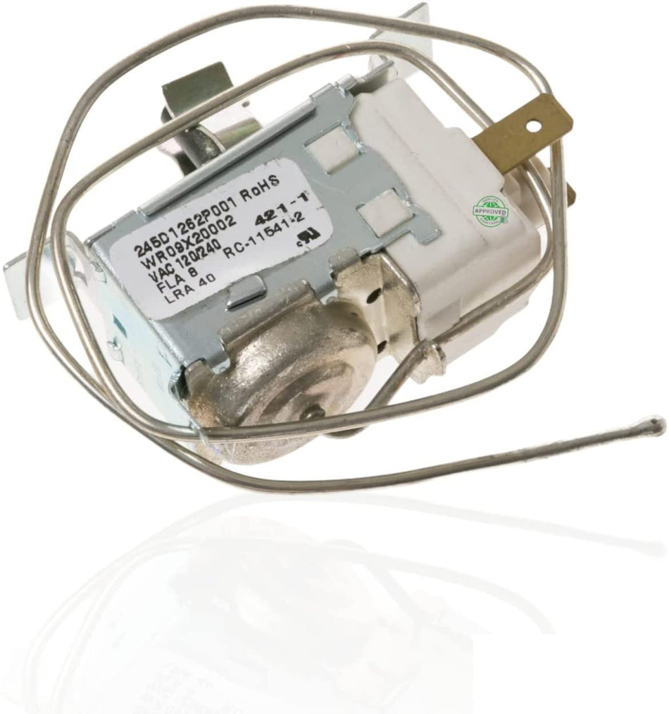 GlobPro WR09X10043 WR09X10109 WR09X10133 WR9X10027 Fridge Temperature Control Thermostat 2" ¾ length Approx Replacement for and compatible with Hotpoint GE Kenmore Heavy DUTY