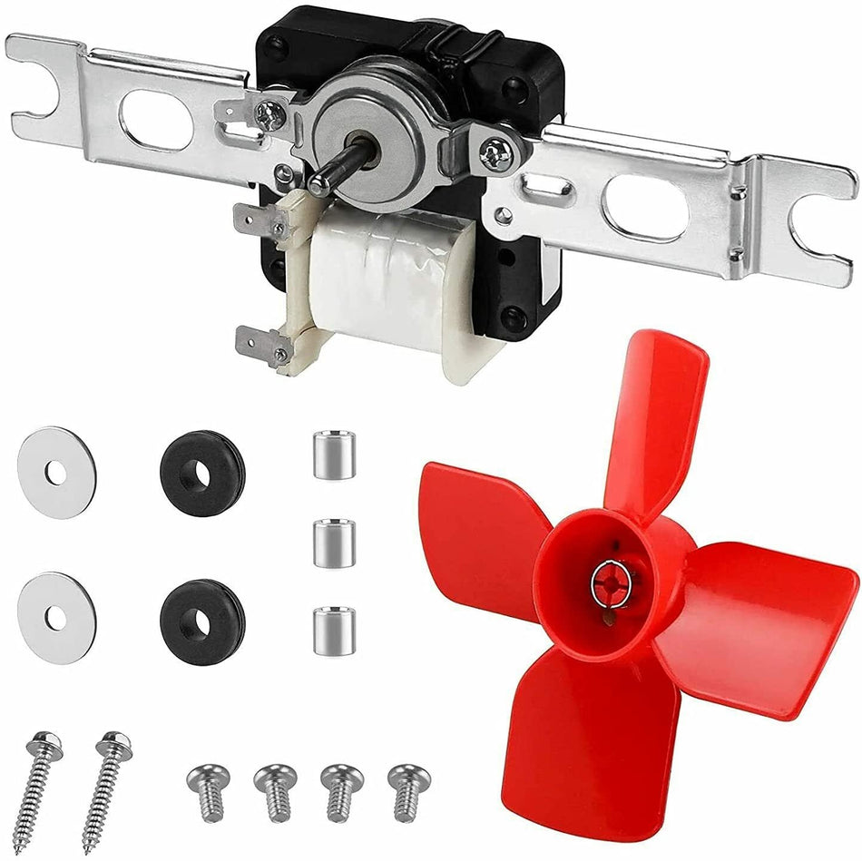 GlobPro CK900387 Fridge Evaporator Fan Motor+ 2169143-215497 Replacement for and compatible with Kenmore Heavy DUTY
