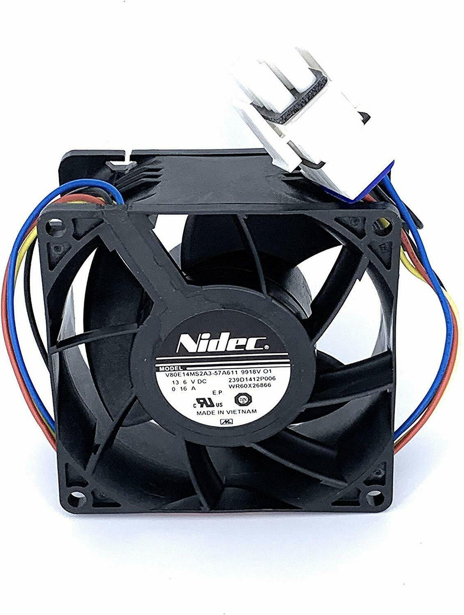 2-3 days delivery-Nidec Refrigerator Fan Motor V80E14M52A3-57A611-ONLY FOR Models on description 239D1412P006